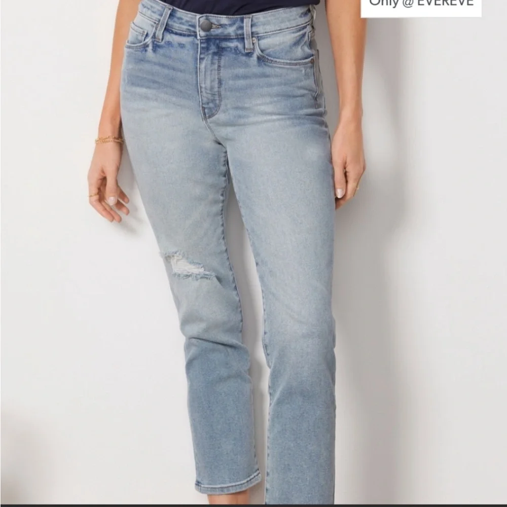 Evereve Ever Straight High Rise Jeans Size 24